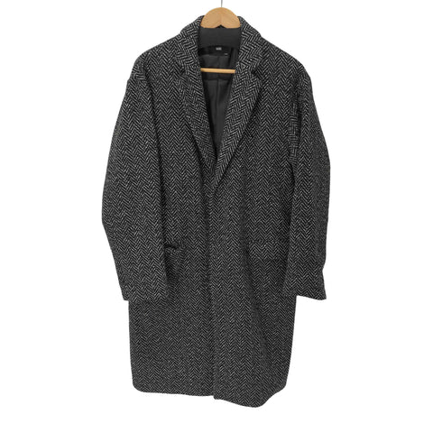 ハレ HARE BISHU 尾州 ヘリンボーン チェスターコート メンズ JPN:L